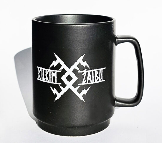 Puodeliai su įmonės logotipu